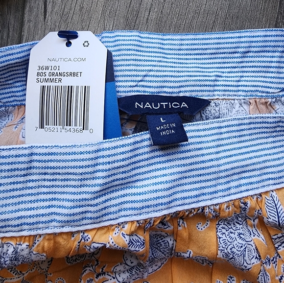 NWT Nautica Square Neck Floral Printed Women's Shirt - Picture 5 of 6